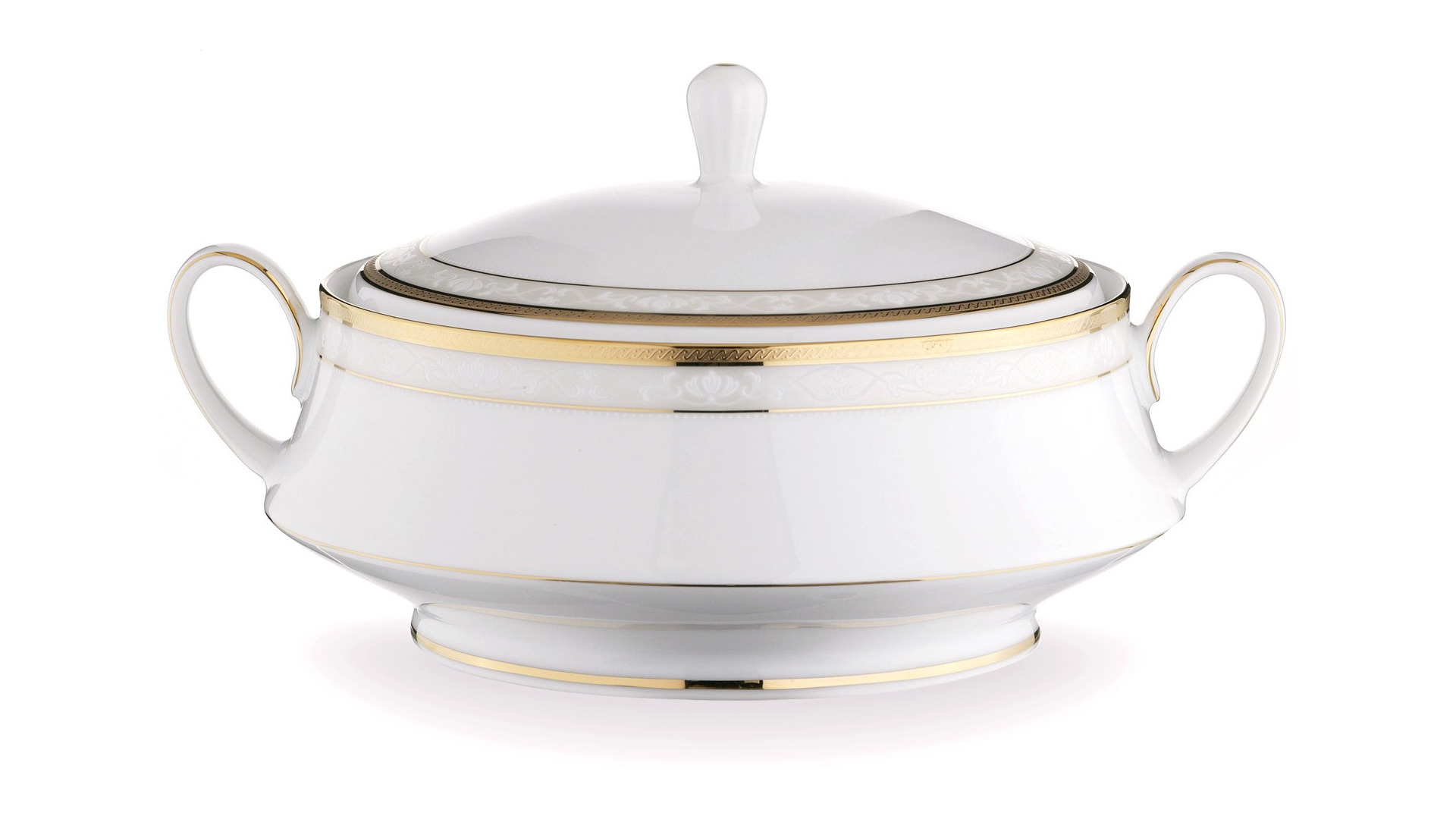 10655232 Noritake Сервиз столовый Noritake "Хэмпшир, золотой кант" на 6 персон 27 предметов Фарфор  - Вид №6