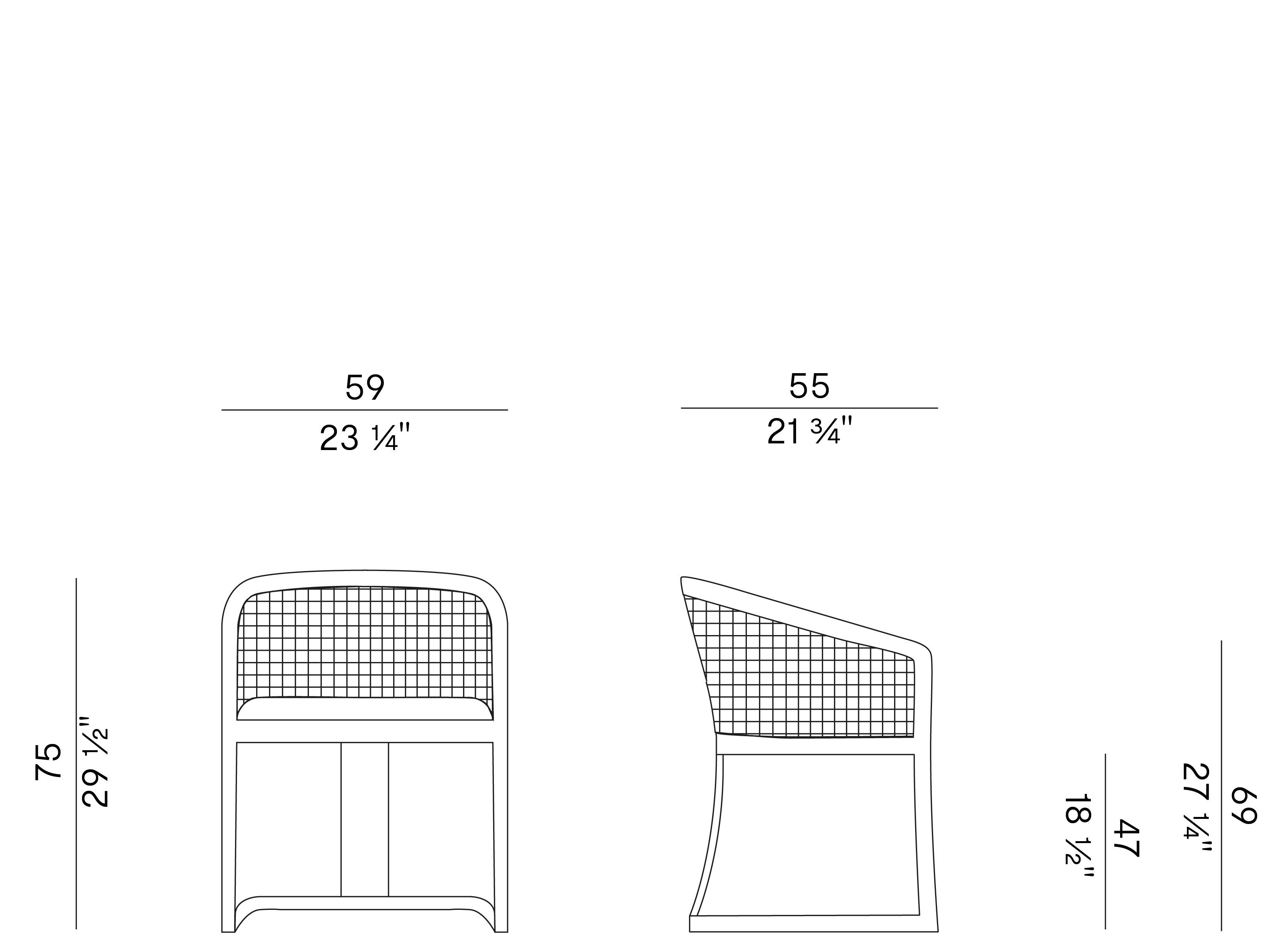 Кресло из ясеня Potocco Grace ARCH-00068639 - Вид №3