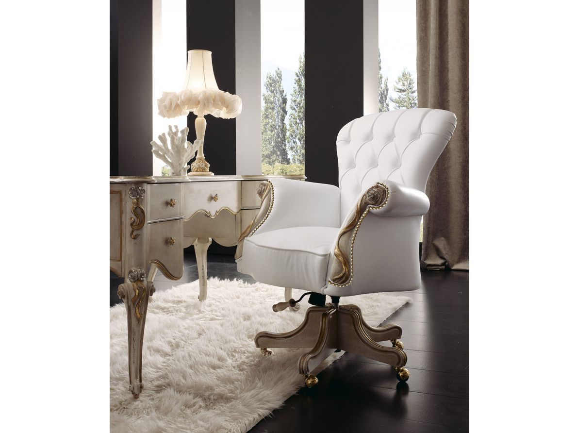 Вращающееся кресло capitonné с подлокотниками VOLPI Ночь и день ARCH-00081999 - Вид №1