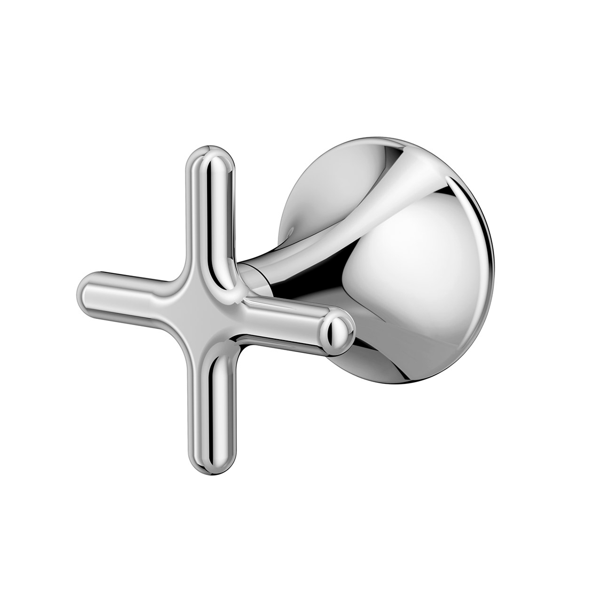 00921206 Основание 1/2", 3/4" и 1" полированный графит Docol LISS 