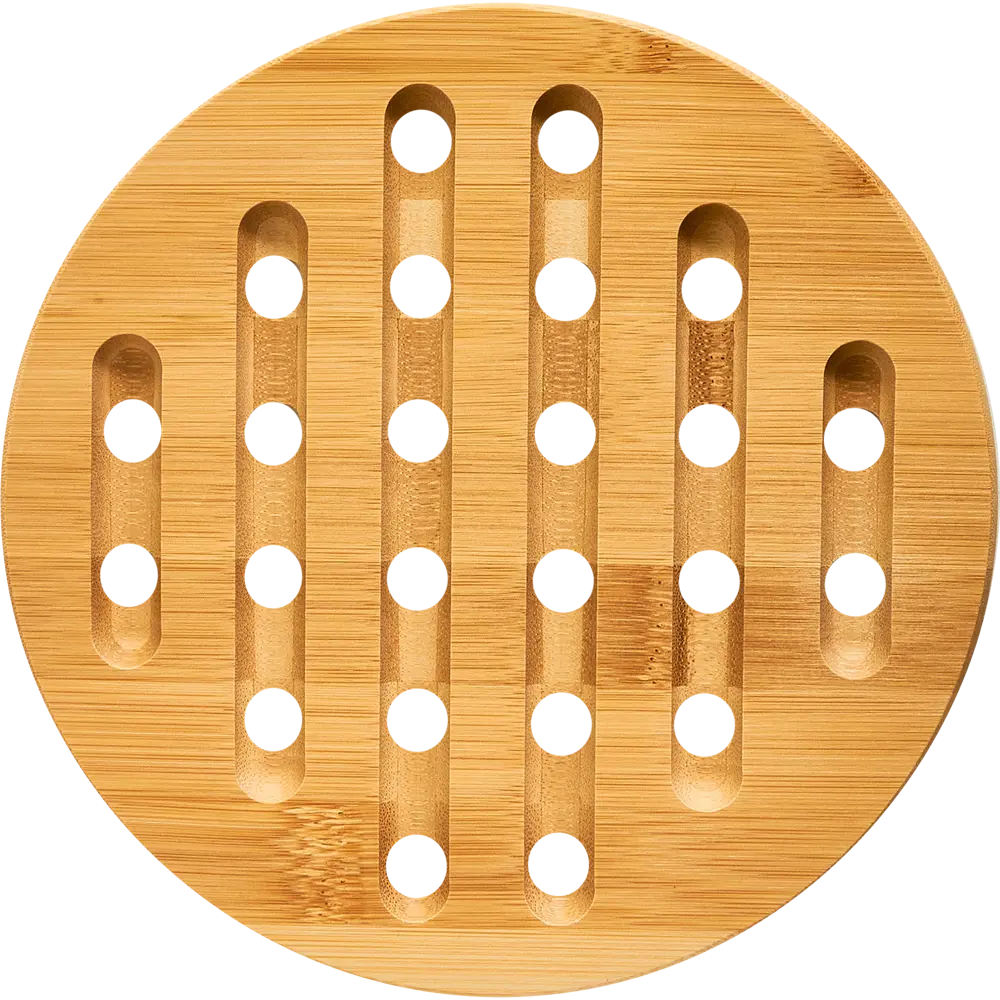 Подставка под горячее Delinia 18x18 см бамбук цвет бежевый STLM-2045165 - Вид №1