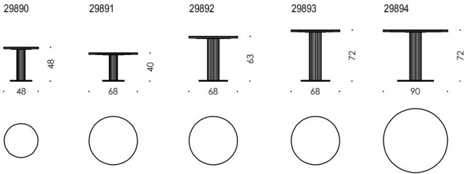 Wittmann Журнальный столик из мрамора Miles sun-id-1464179 - Вид №3