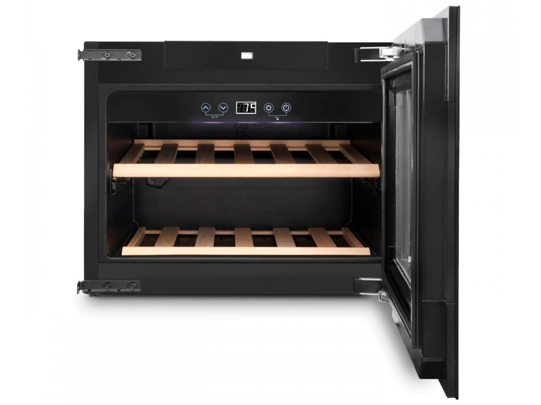 5351859 Встраиваемый винный шкаф CASO WineDeluxe E 18 черный STDN-0024851 - Вид №1