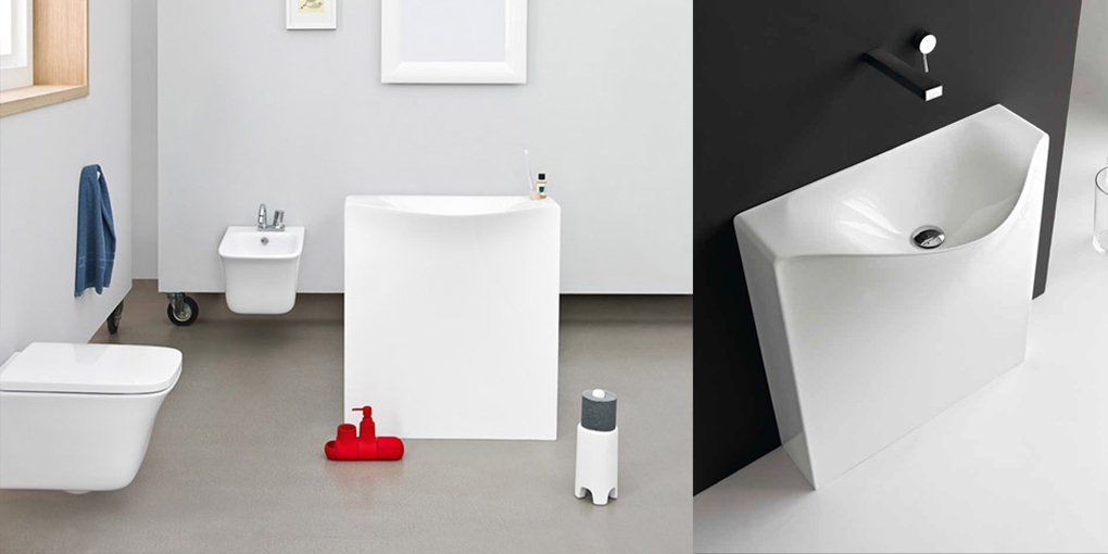 OSL006 Напольная раковина стоящая прямоугольная ArtCeram  - Вид №1