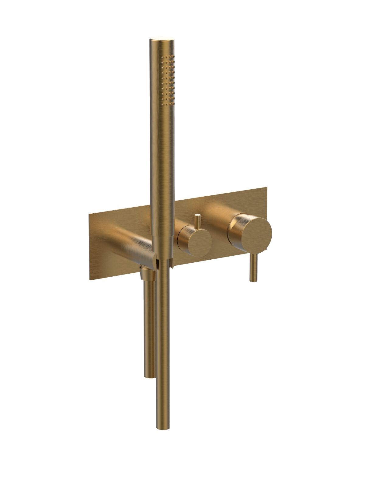 Настенный смеситель для ванны с 3 отверстиями и ручным душем Rubinetterie Frattini отдельная эстетика ARCH-00136591 - Вид №48