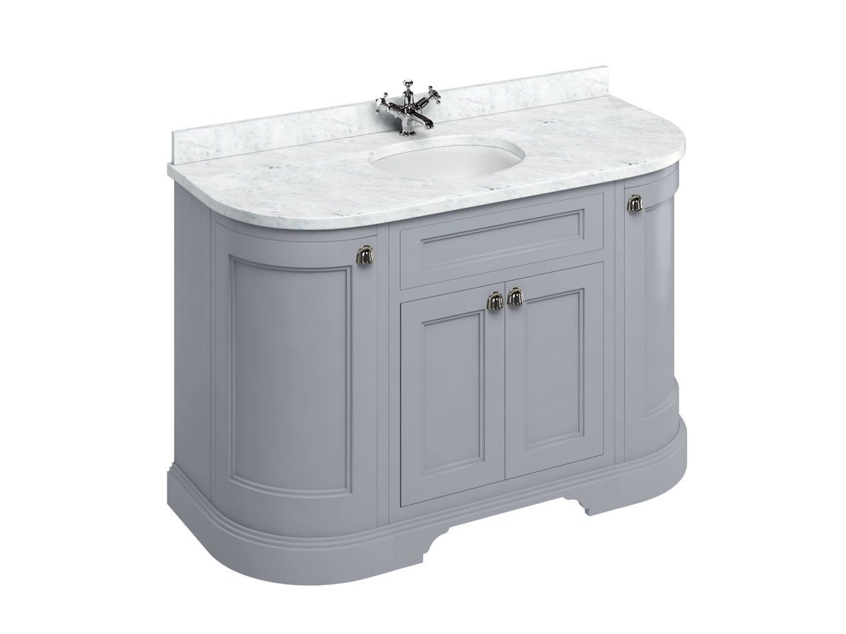 Напольный шкаф для умывальника из МДФ с дверцами Burlington MINERVA ARCH-00141016 - Вид №5