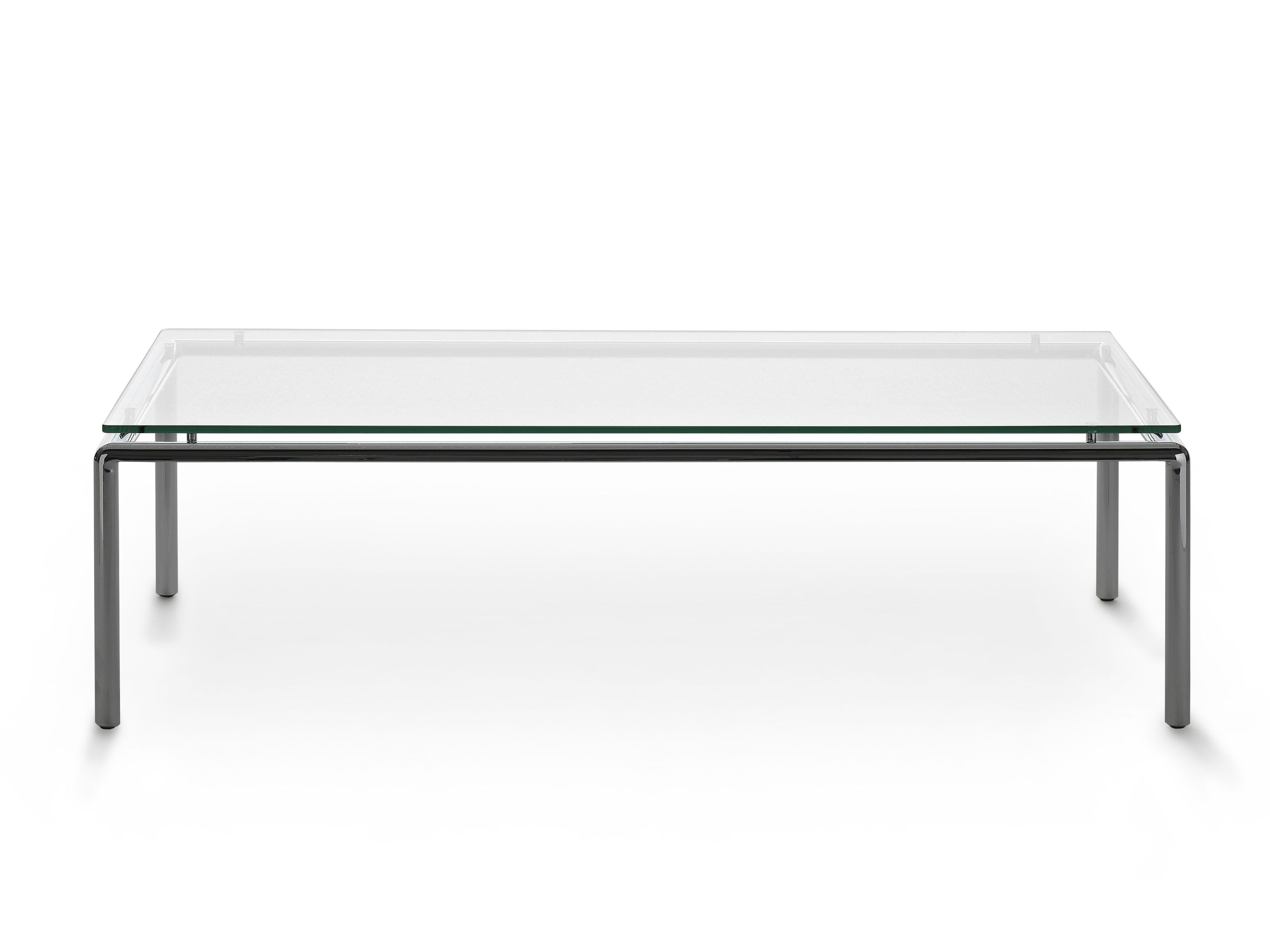 Прямоугольный низкий стол из стали и стекла de Sede DS-9075 ARCH-00064474 - Вид №1