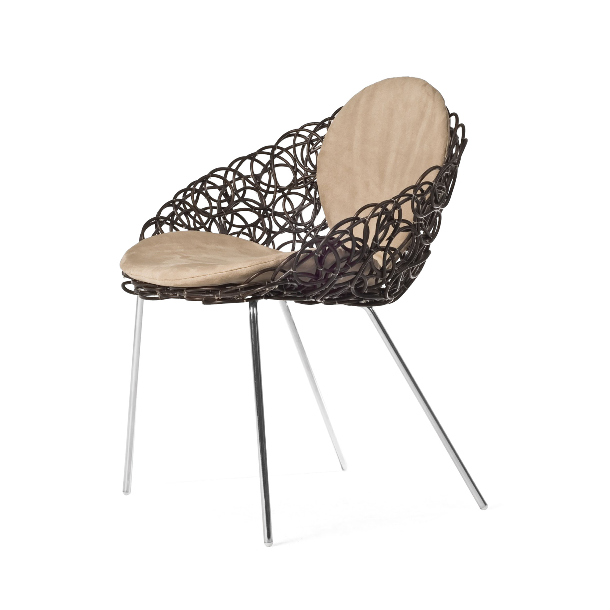 2000983241313 Кресло Bronze LA FORMA Noodle