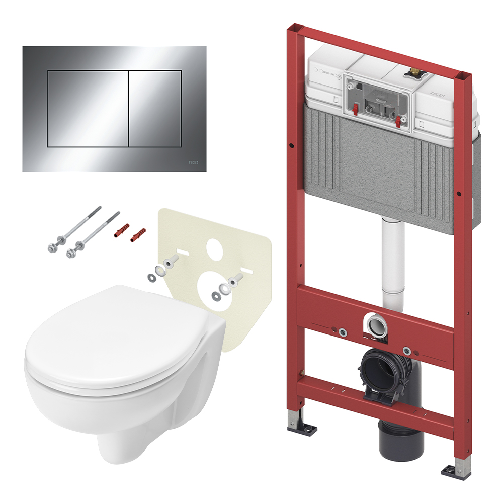 9400412.WC1 Комплекты из инсталляций, панелей смыва и унитазов ТЕСЕ V04 Tece 
