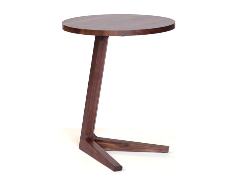 Круглый журнальный столик из орехового дерева Case Cross ARCH-00084366 - Вид №4