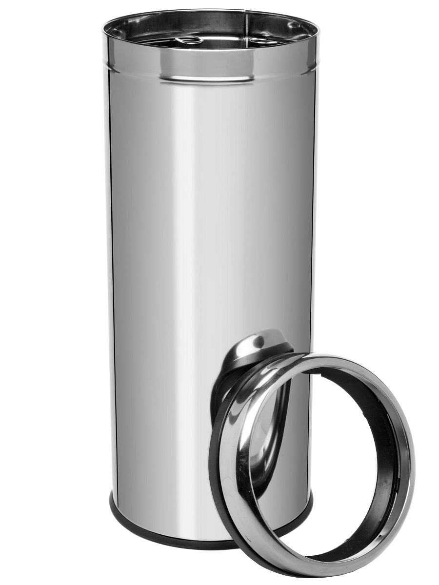 Ведро для мусора  без крышки Venus 27L Chrome NAVAKO 11149 - Вид №1