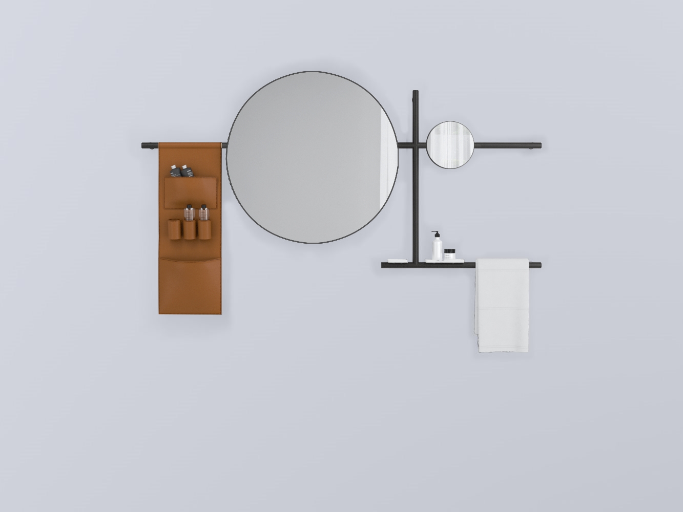 SWSTTE-RO+SWSPT-CM+SWSPI-CM+SWM10-BI+SWM20-BI+SWSCT-NA . круглый стали cielo Siwa Ceramica Cielo