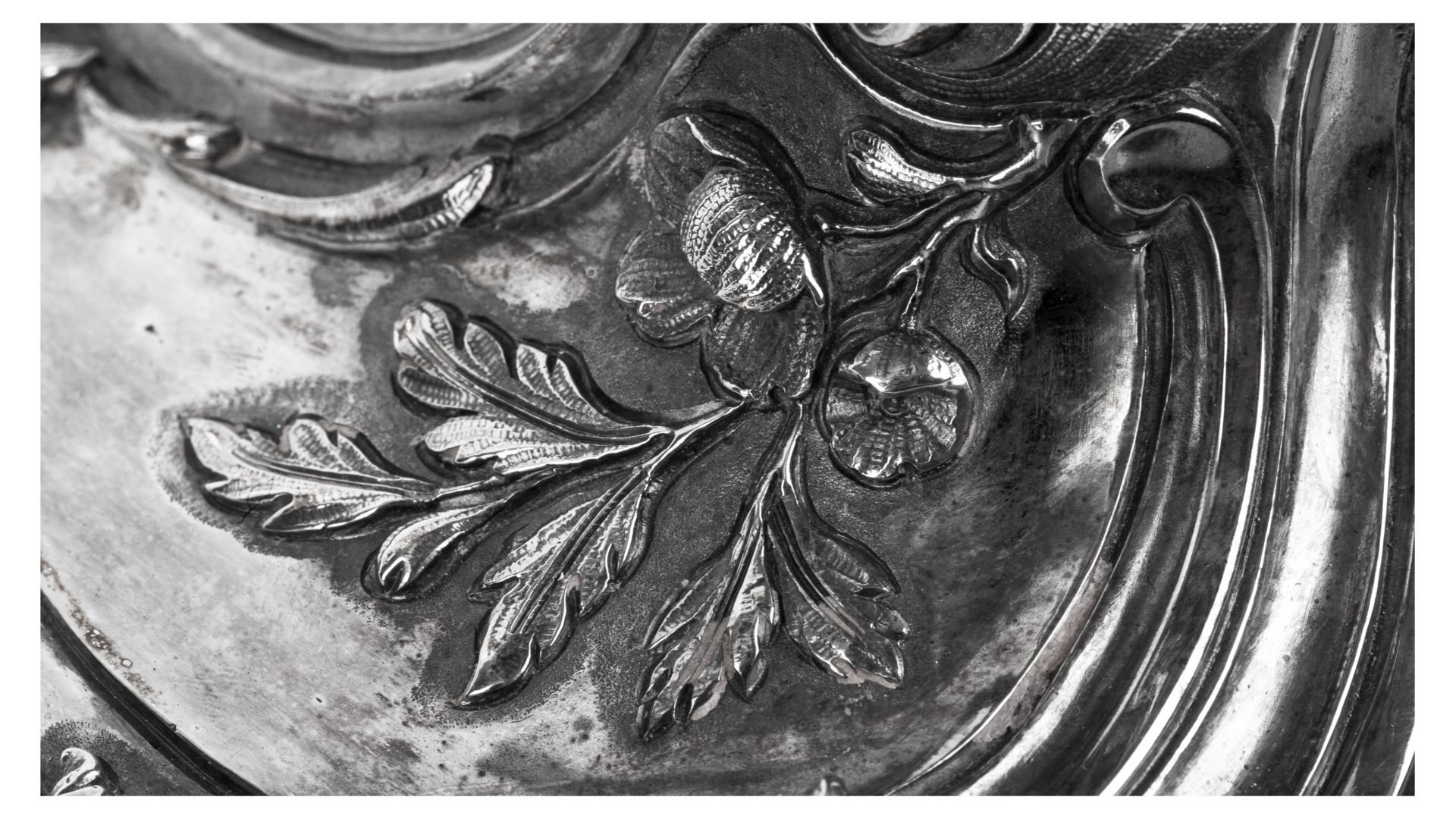 101989 Odiot Канделябр семирожковый Odiot "Рокайл" (серебро 925) 60см Серебро 925  - Вид №10