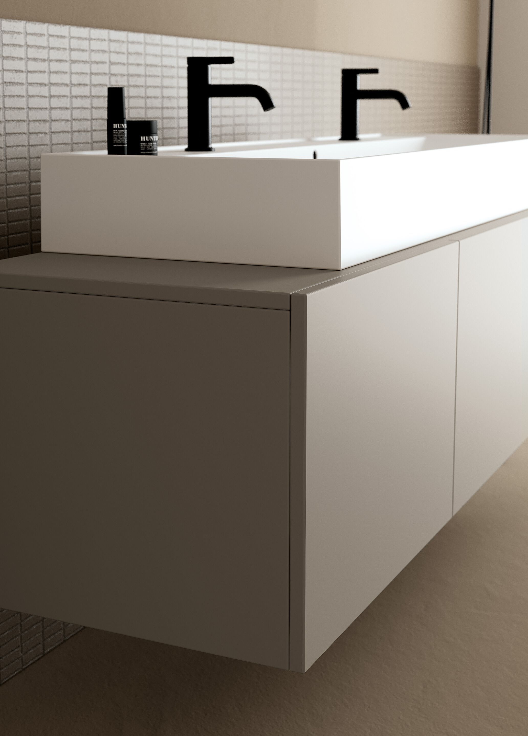 Двойной подвесной умывальник Scarabeo Ceramiche Picture ARCH-00074228 - Вид №8