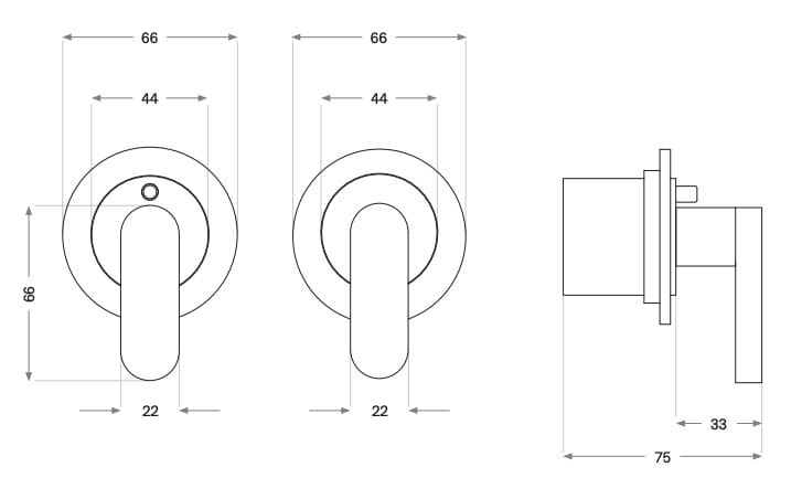 Термостатический набор для душа из нержавеющей стали с ручным душем COCOON John Pawson ARCH-00134906 - Вид №6