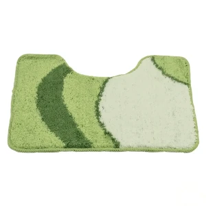 Коврик для туалета Волна зеленый, 40x50 см