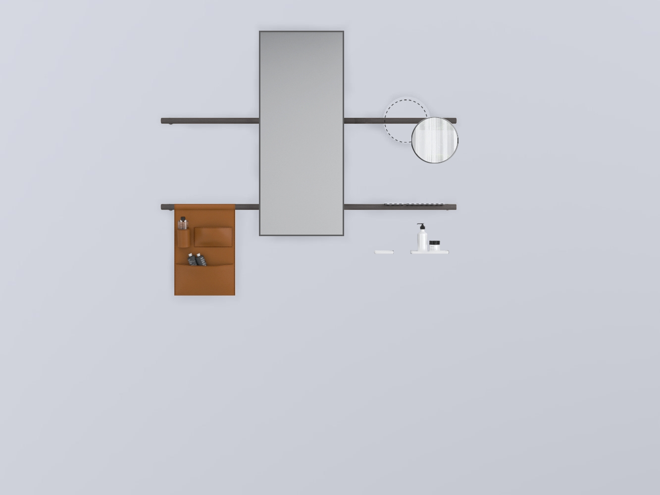 SWSTRE-RG+SWSPR-CM+SWSPI-NM+SWM10-BI+SWM20-BI+SWSCR-NA . прямоугольный дерево cielo Siwa Ceramica Cielo