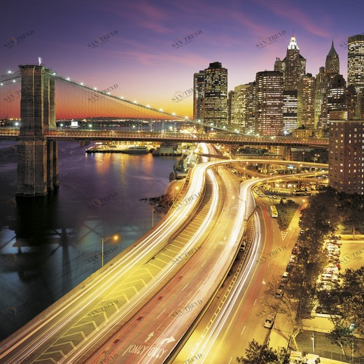 8-516-NYC-Lights Фотообои Komar Scenics Edition 2 2.54х3.68 м 8516NYCLIGHTS