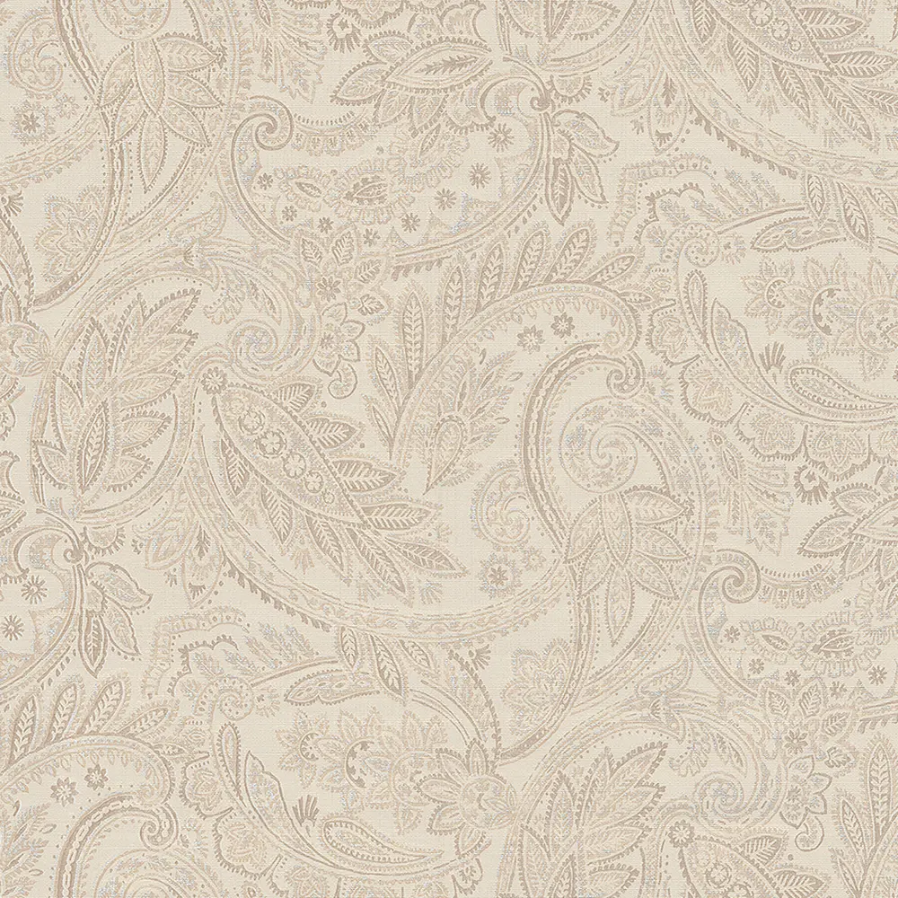 Обои бумажные Московская Обойная Фабрика Пейсли бежевые 0.53 м 234862-3 STLM-2149749 - Вид №1