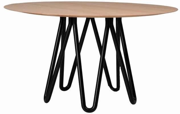 Casamania & Horm Круглый стол из металла и дуба Meduse sun-id-1388670 - Вид №2