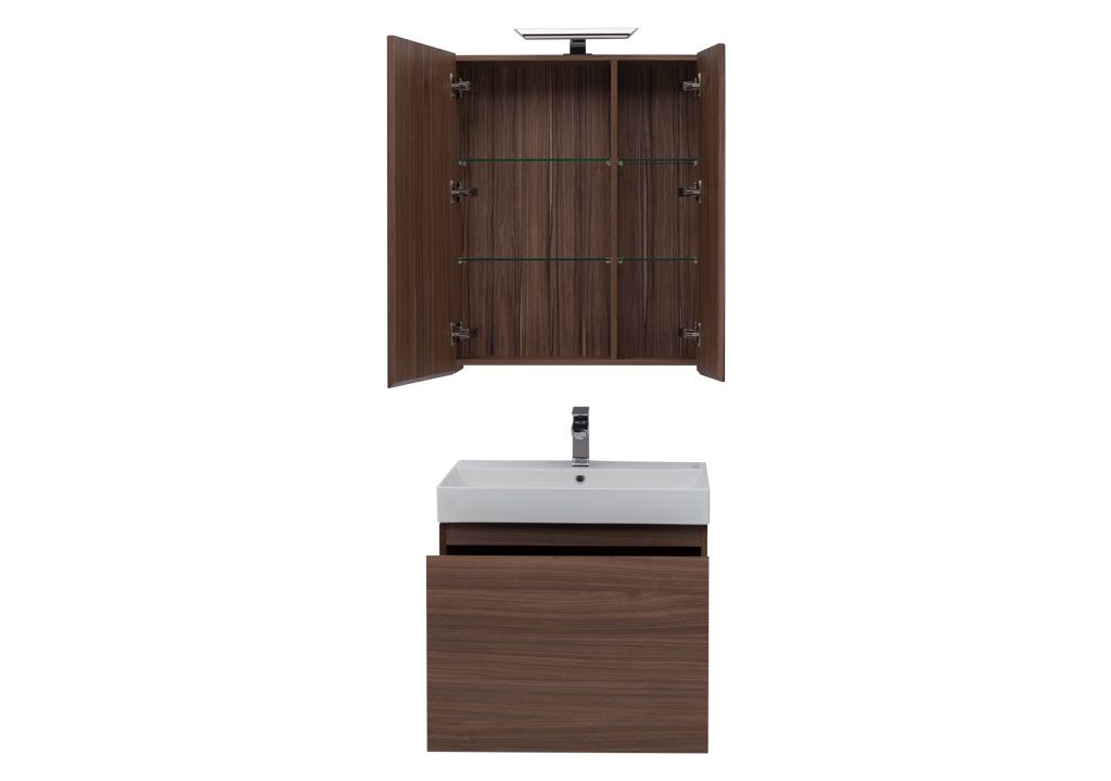Мебель для ванной Aquanet Нью-Йорк 70 орех 00211660 - Вид №3