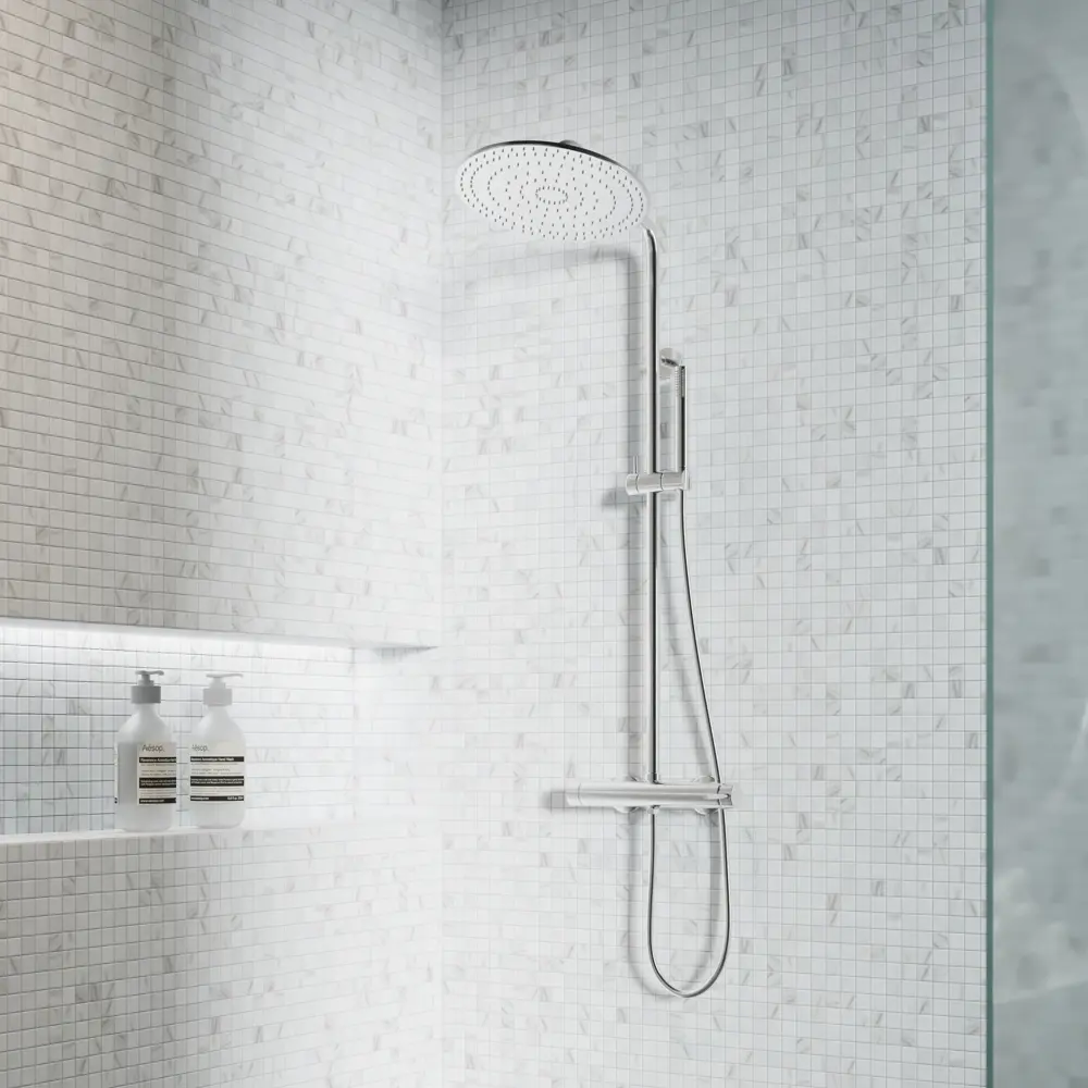 Мозаика Marble Antislip стекломасса 31.1x4.9 см цвет белый 83681513 STLM-2029929 Santreyd Мозаика Onix - Вид №5