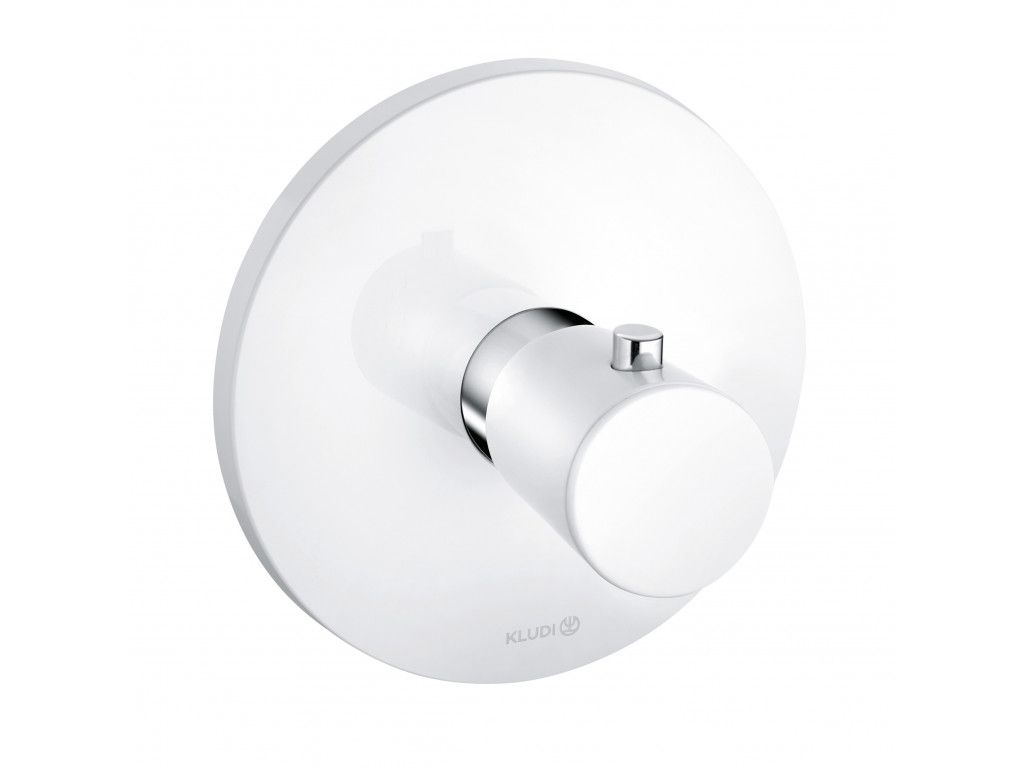 527299175 встраиваемый смеситель с термостатом DN 20 KLUDI BALANCE белый/хром 
