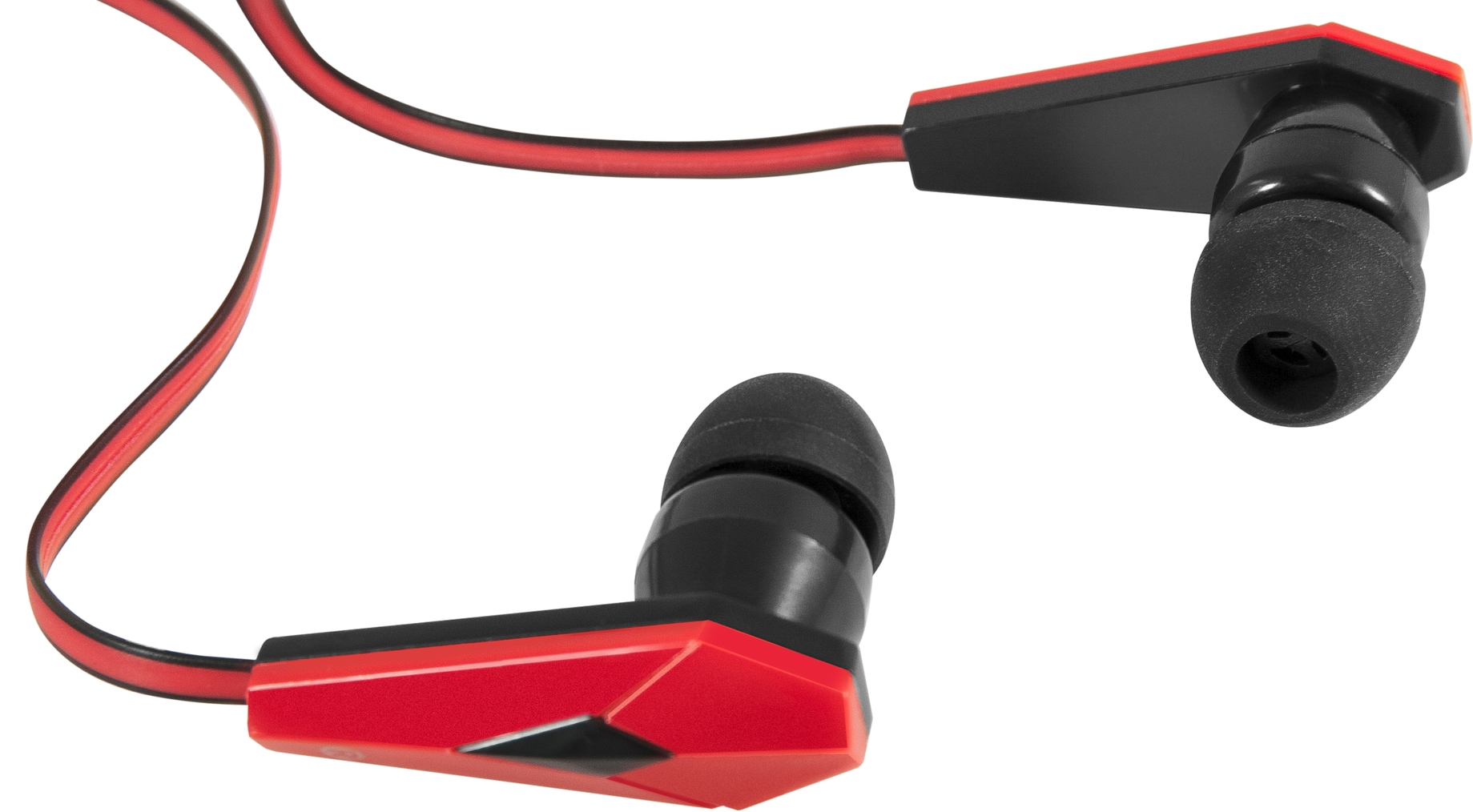 63704 наушники вставки trendy 704 черный + красный Defender Santreyd  - Вид №2