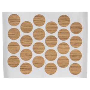 Заглушка самоклеящаяся H3730 ST10 ø20 мм цвет дуб гикори 24 шт.