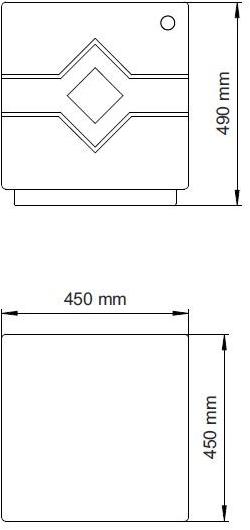 ENCHO ENCHEV - ETE Фиксированный светящийся бетонный столбик  150  - Вид №2