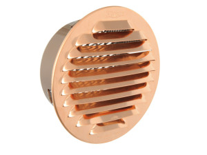 Встраиваемая решетка для отверстий диаметром от 80 до 200 мм с пластиковым отверстием