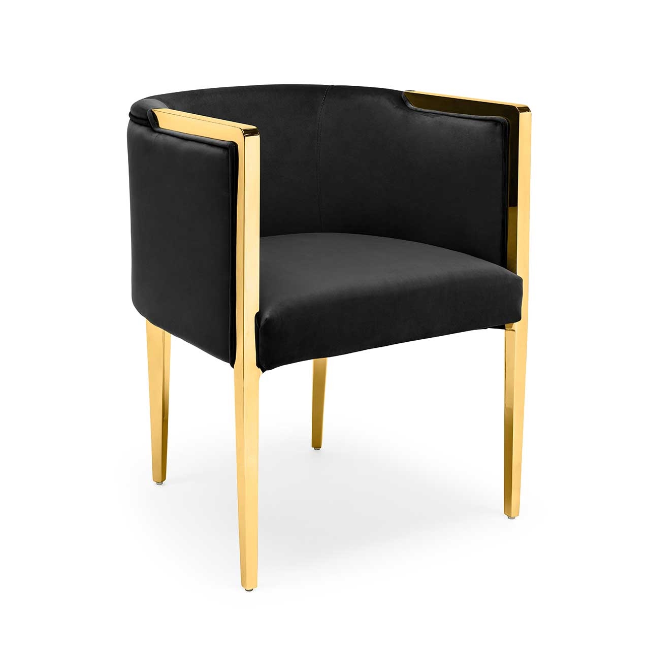 700417-B5 ABHIKA СТУЛ GARDA ROUND SKYBLUE/GOLD  - Вид №9