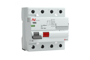 16210398 Устройство защитного отключения DV 4P 100А/500мА AC AVERES SQ rccb-4-100-500-ac-av EKF