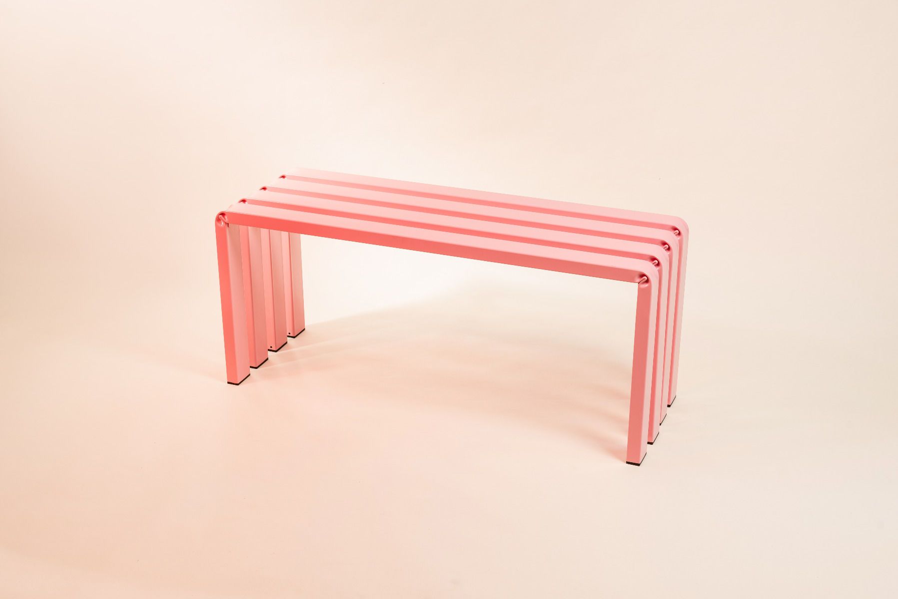 Стальная скамья с порошковым покрытием Situér Polyhedric ARCH-00075537 - Вид №1