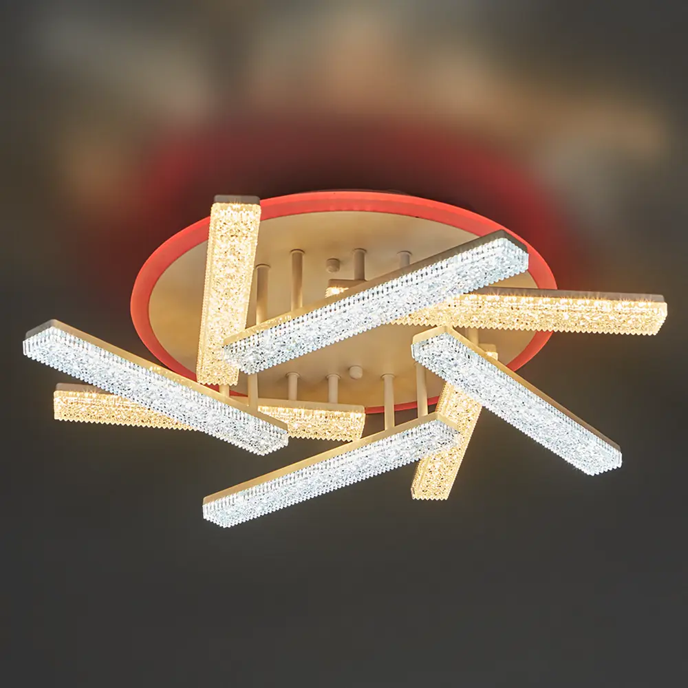 Люстра потолочная De City Оскар 8x10 Вт+22 Вт RGB LED 220 В с пультом управления 88038422 STLM-2001293  - Вид №24
