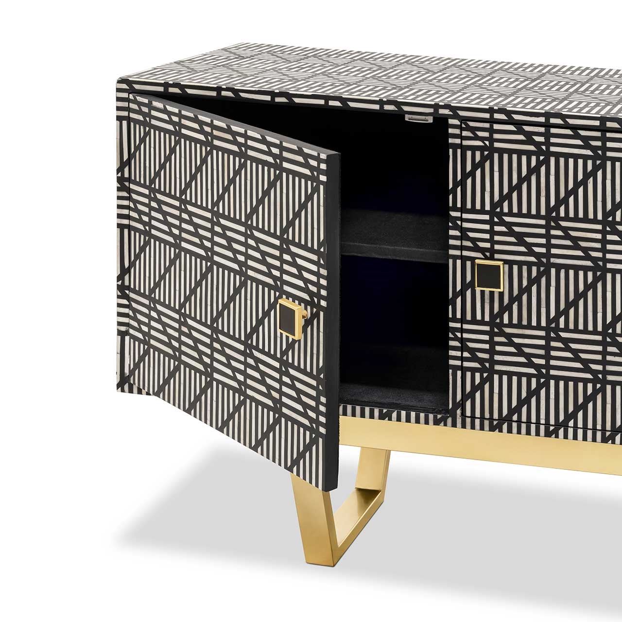 450232-WB ABHIKA БОКОВОЙ BONNIE H77 221X45 WHITE/BLACK  - Вид №4