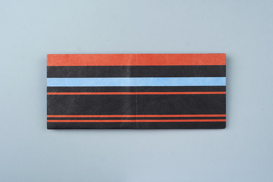 NW-088 Кошелек new rangarde, черный в полоску New wallet  - Вид №4