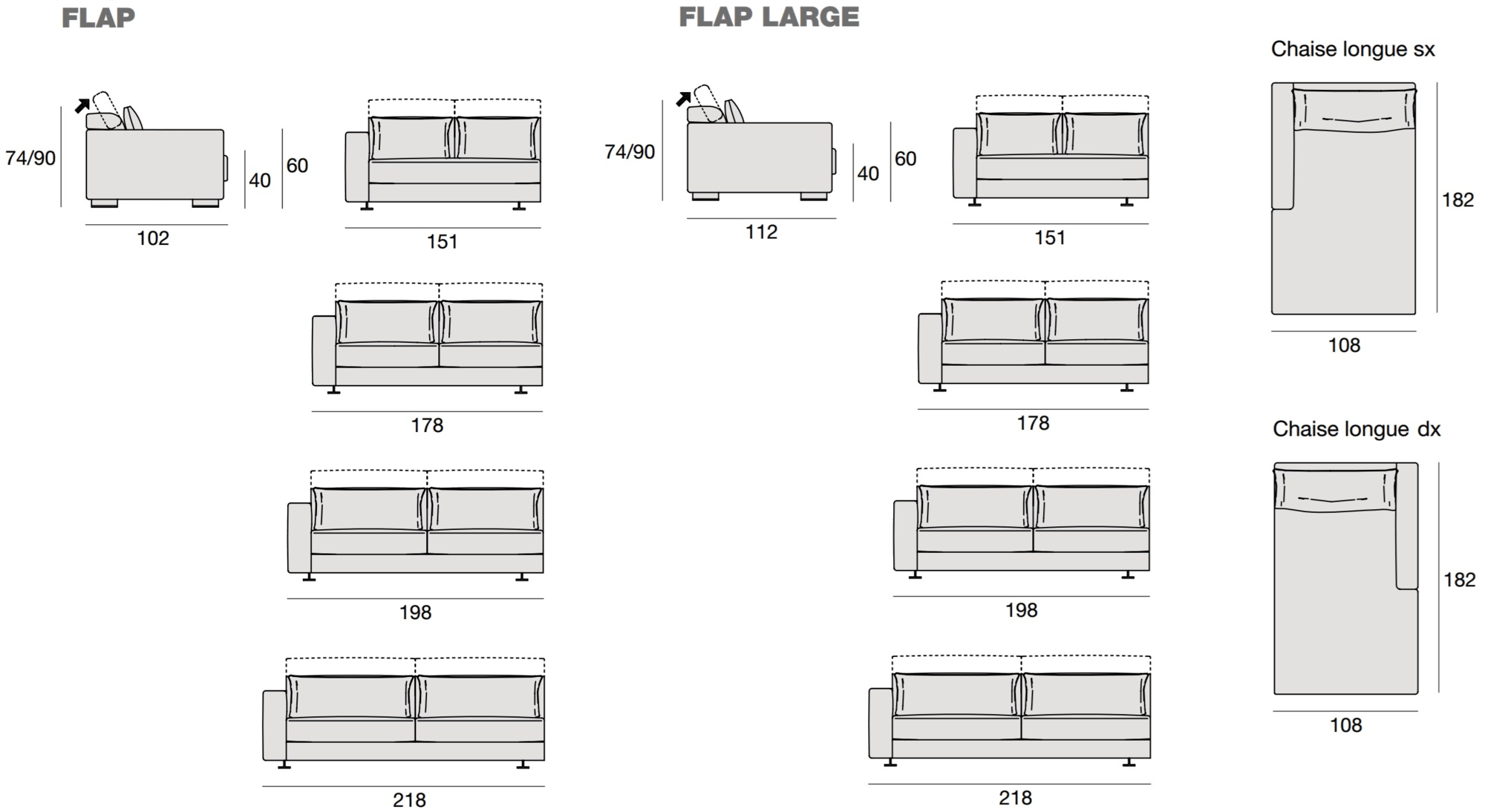 CTS SALOTTI Модульный диван Flap sun-id-1492641 - Вид №4