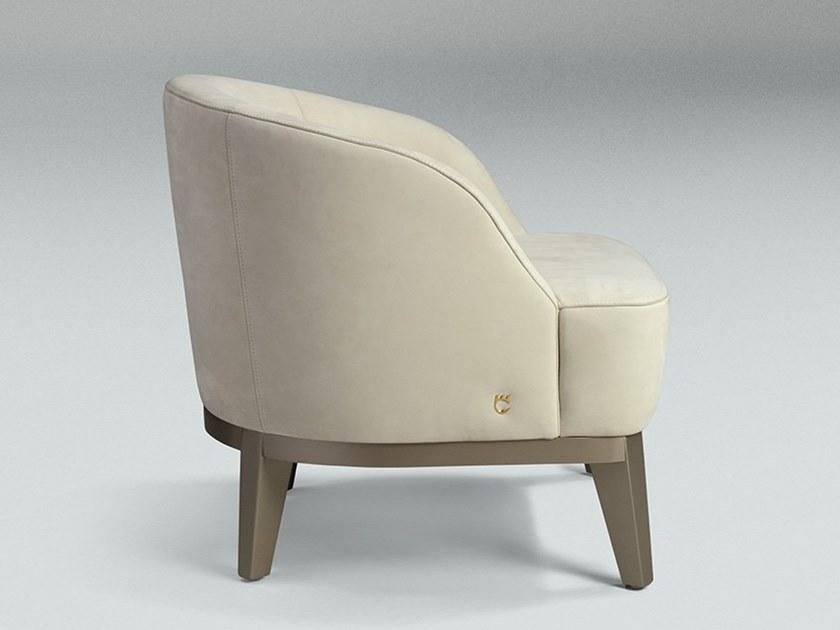 Paolo Castelli Кресло из нубука с подлокотниками Venice sun-id-1369521 - Вид №3