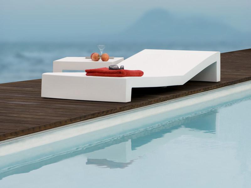 VONDOM Садовый шезлонг из смолы Jut sun-id-1473098 - Вид №1