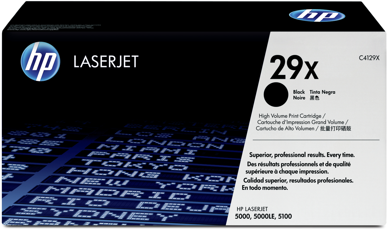 C4129X laserjet black print cartridge HP Santreyd 