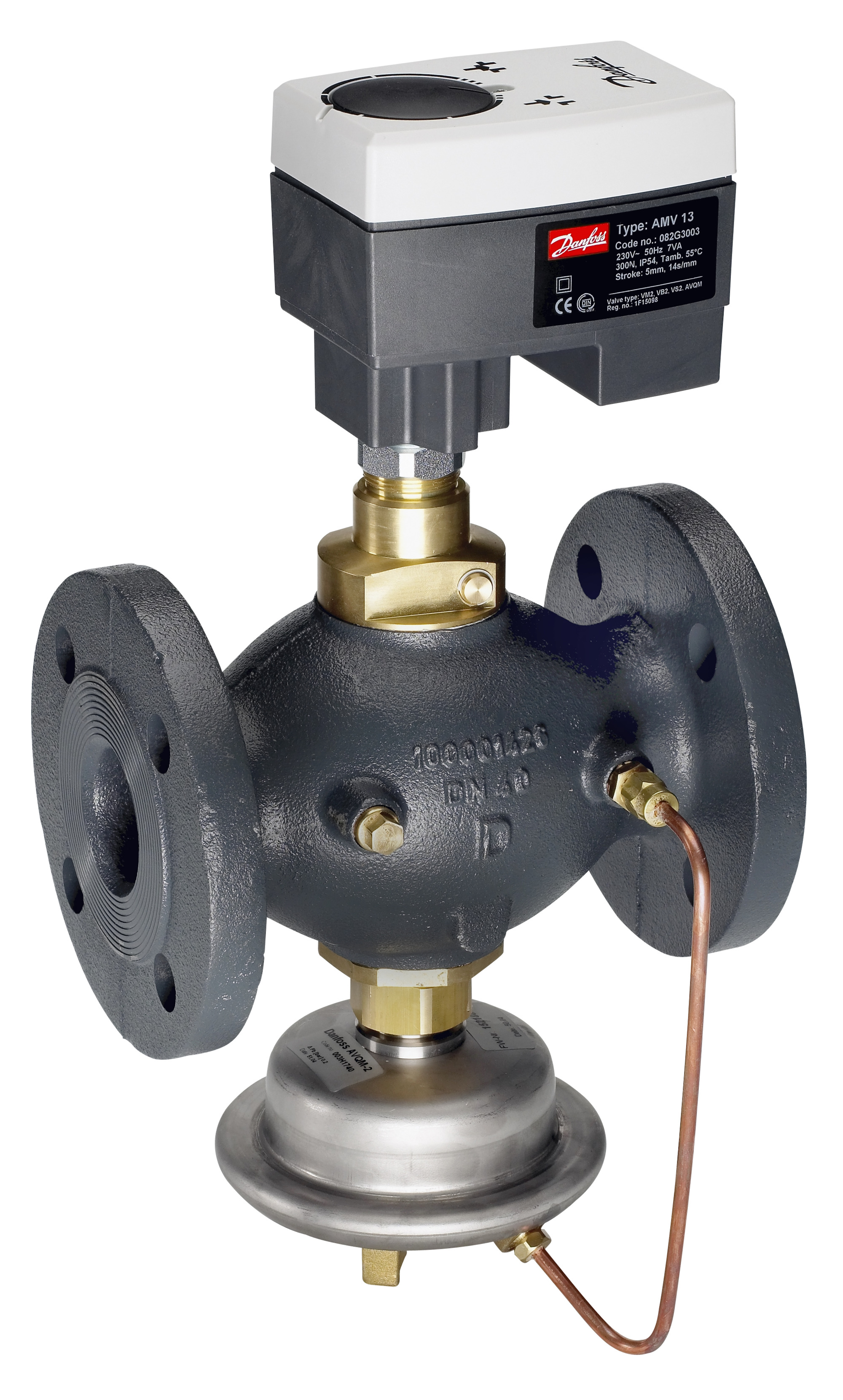 Danfoss Редукторные электроприводы с трехпозиционным управлением AMV 25 SU 230V электропривод 082H3040  - Вид №13