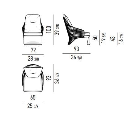 Кресло bergère Minotti COLETTE ARCH-00120915 - Вид №5