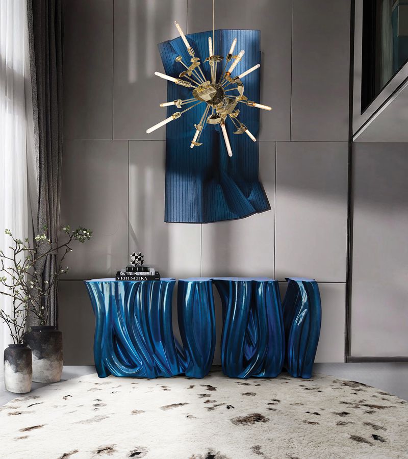 0-041 Монохромный синий буфет Boca Do Lobo  - Вид №16