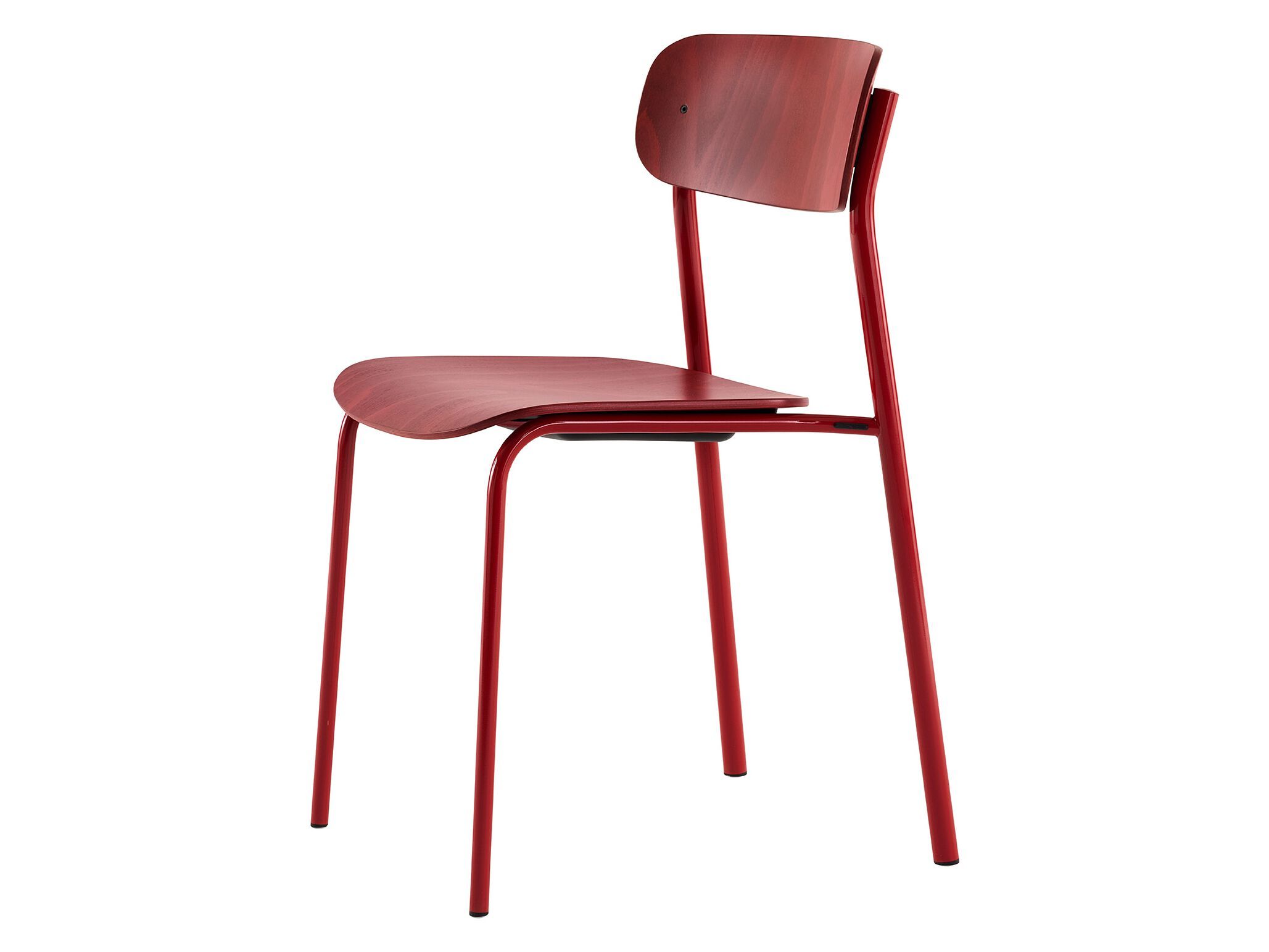 Штабелируемый стул из стали и дерева с открытой спинкой THONET S 243 ARCH-00060338