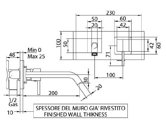 751120SN00LT Смеситель Bandini Ice Cube Santreyd - Вид №1