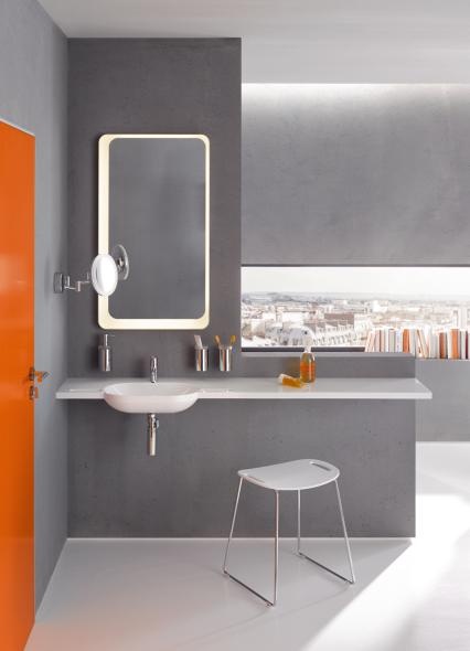 162.04.110540 Стеклянная кружка с держателем HEWI Halter und Becher  - Вид №3