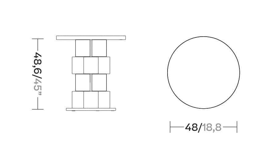 Круглый стол из тикового дерева Kettal KARI ARCH-00147297 - Вид №7