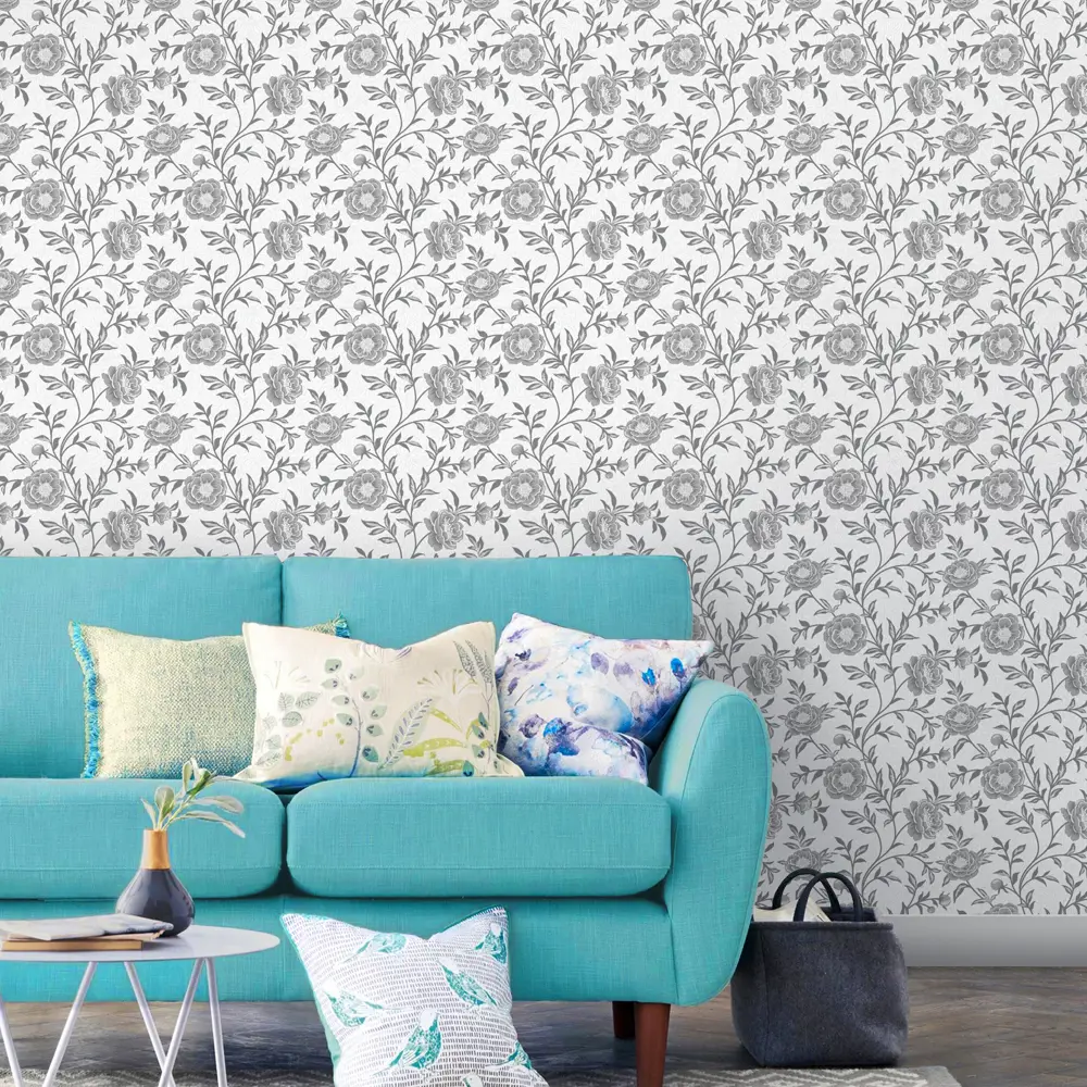 Обои флизелиновые Аспект Розали серые 1.06 м 30174-14 АСПЕКТ РУ STLM-2109139 - Вид №2