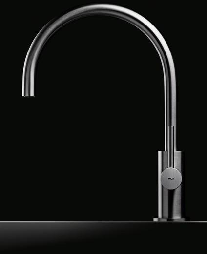 MGS Смеситель для умывальника из нержавеющей стали с аэратором Minimal sun-id-1498620 - Вид №1